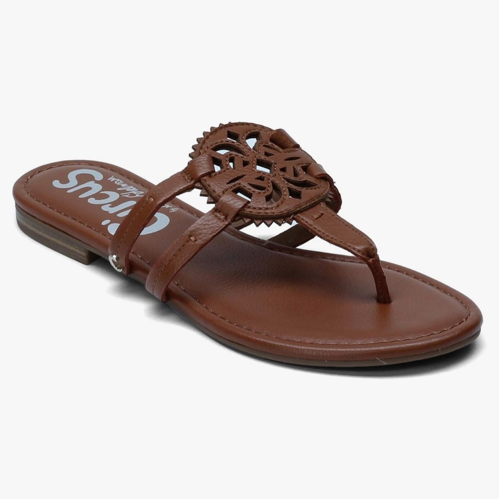 Circus by Sam Edelman Brown Embellished Sandals